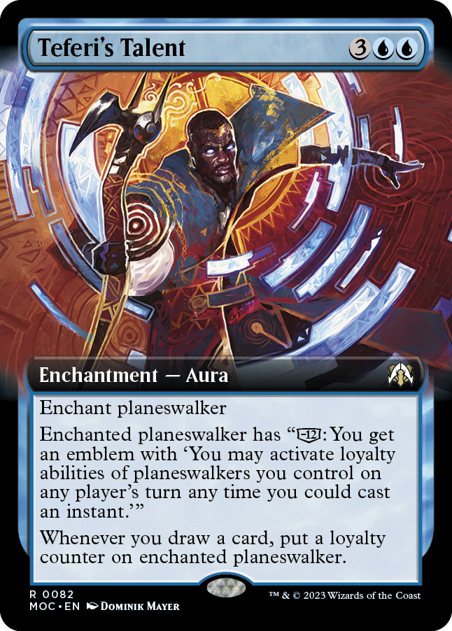 Teferi's Talent (Extended Art) [March of the Machine Commander] | Gam3 Escape