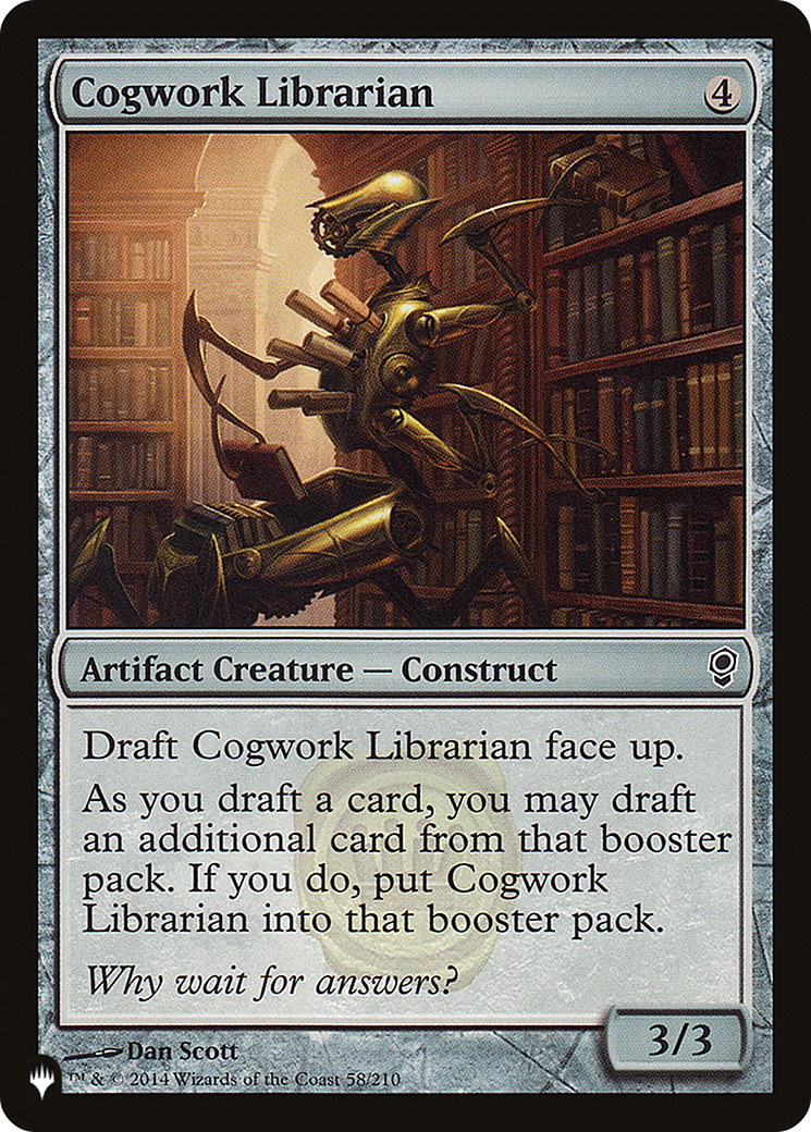 Cogwork Librarian [The List] | Gam3 Escape