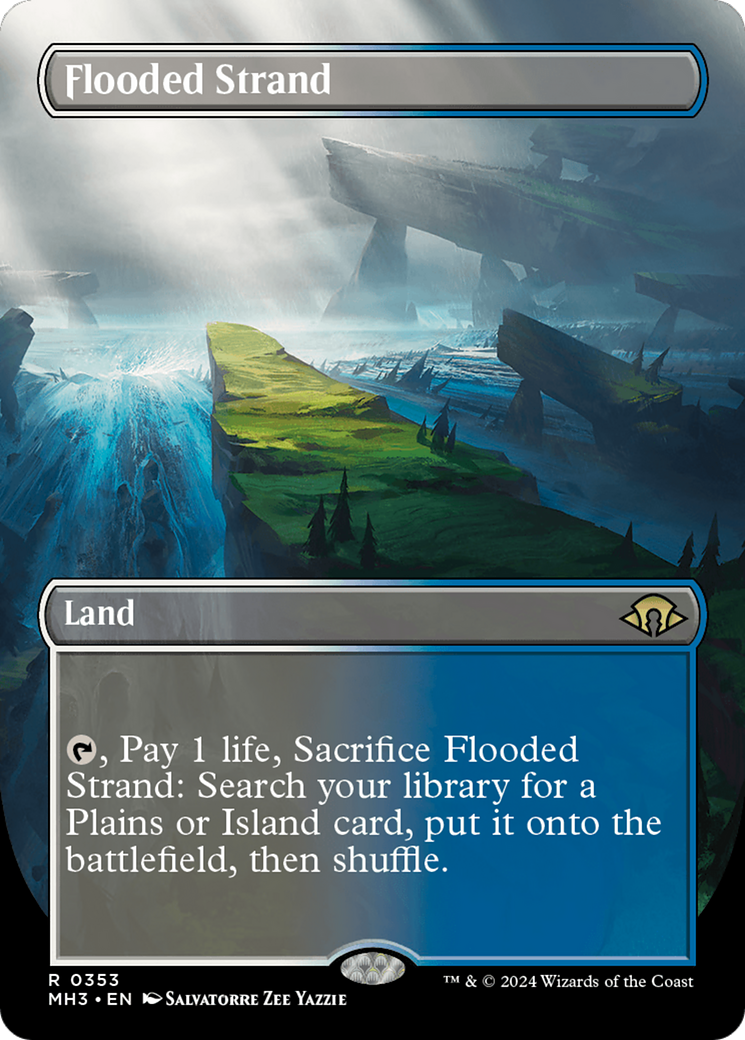 Flooded Strand (Borderless) [Modern Horizons 3] | Gam3 Escape