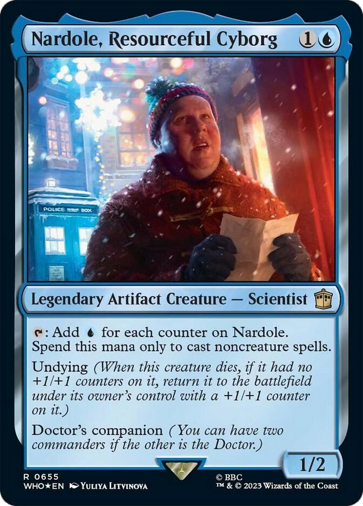 Nardole, Resourceful Cyborg (Surge Foil) [Doctor Who] | Gam3 Escape