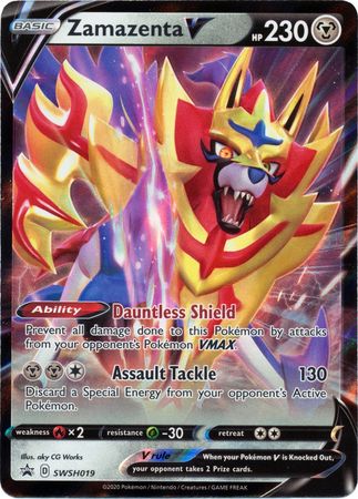 Zamazenta V (SWSH019) [Sword & Shield: Black Star Promos] | Gam3 Escape