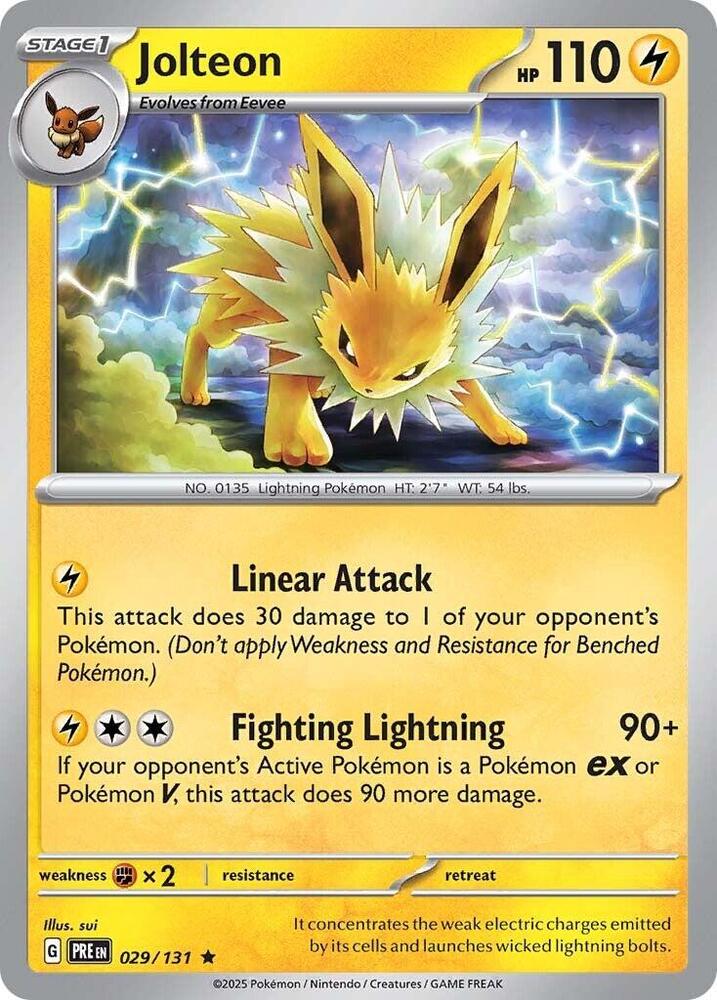 Jolteon (029/131) [Scarlet & Violet: Prismatic Evolutions] | Gam3 Escape