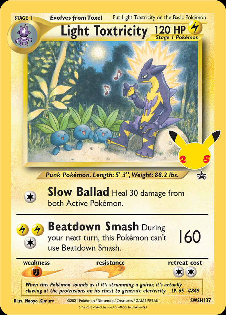 Light Toxtricity (SWSH137) (Jumbo Card) [Sword & Shield: Black Star Promos] | Gam3 Escape