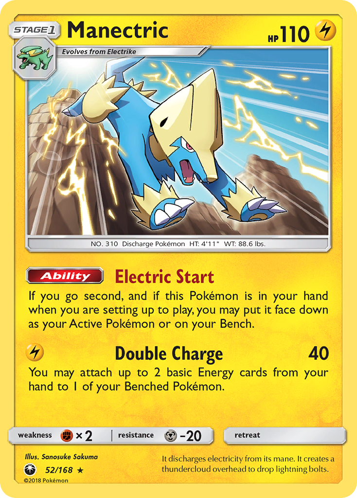 Manectric (52/168) [Sun & Moon: Celestial Storm] | Gam3 Escape