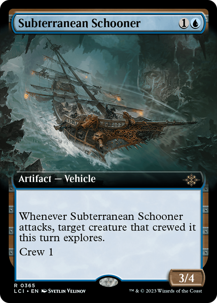 Subterranean Schooner (Extended Art) [The Lost Caverns of Ixalan] | Gam3 Escape