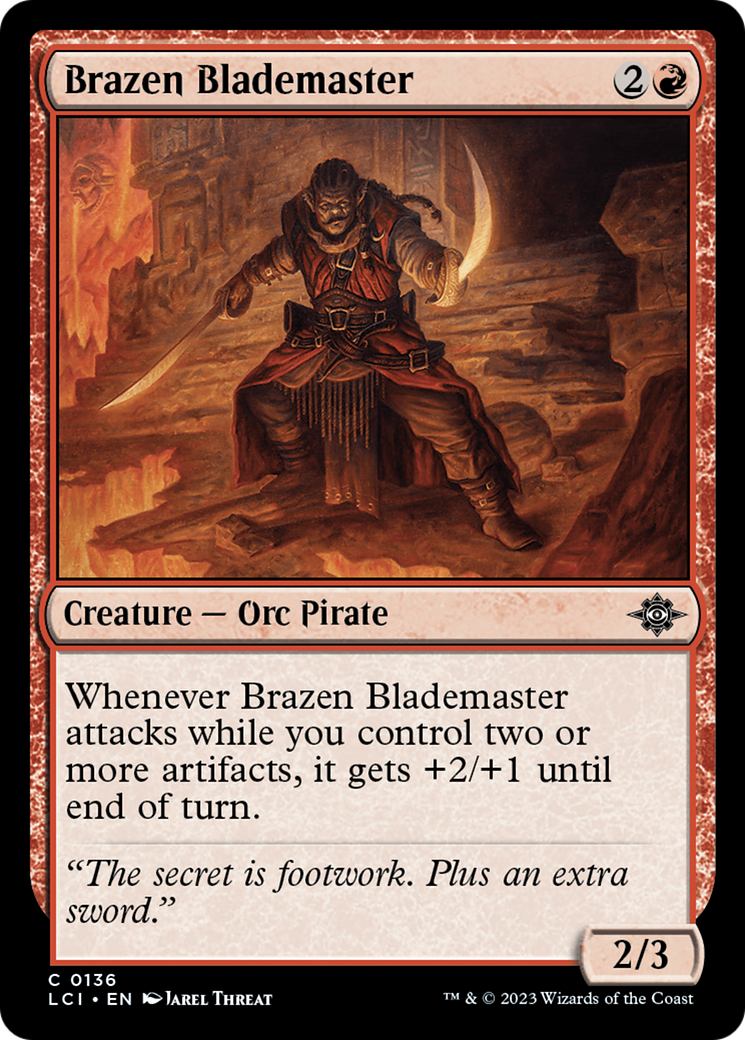 Brazen Blademaster [The Lost Caverns of Ixalan] | Gam3 Escape