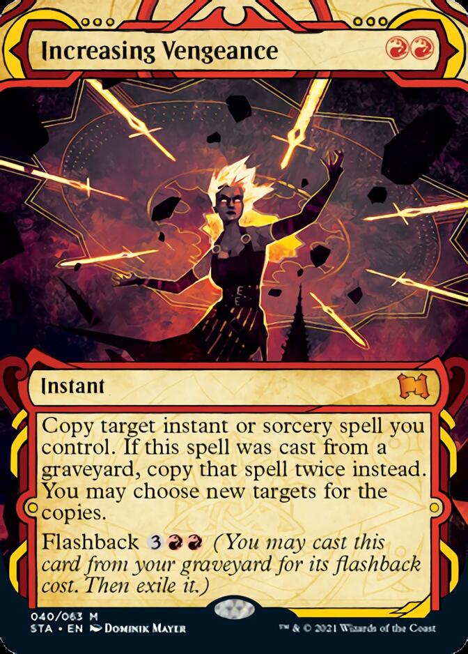 Increasing Vengeance (Foil Etched) [Strixhaven: Mystical Archive] | Gam3 Escape