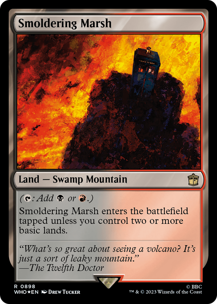 Smoldering Marsh (Surge Foil) [Doctor Who] | Gam3 Escape