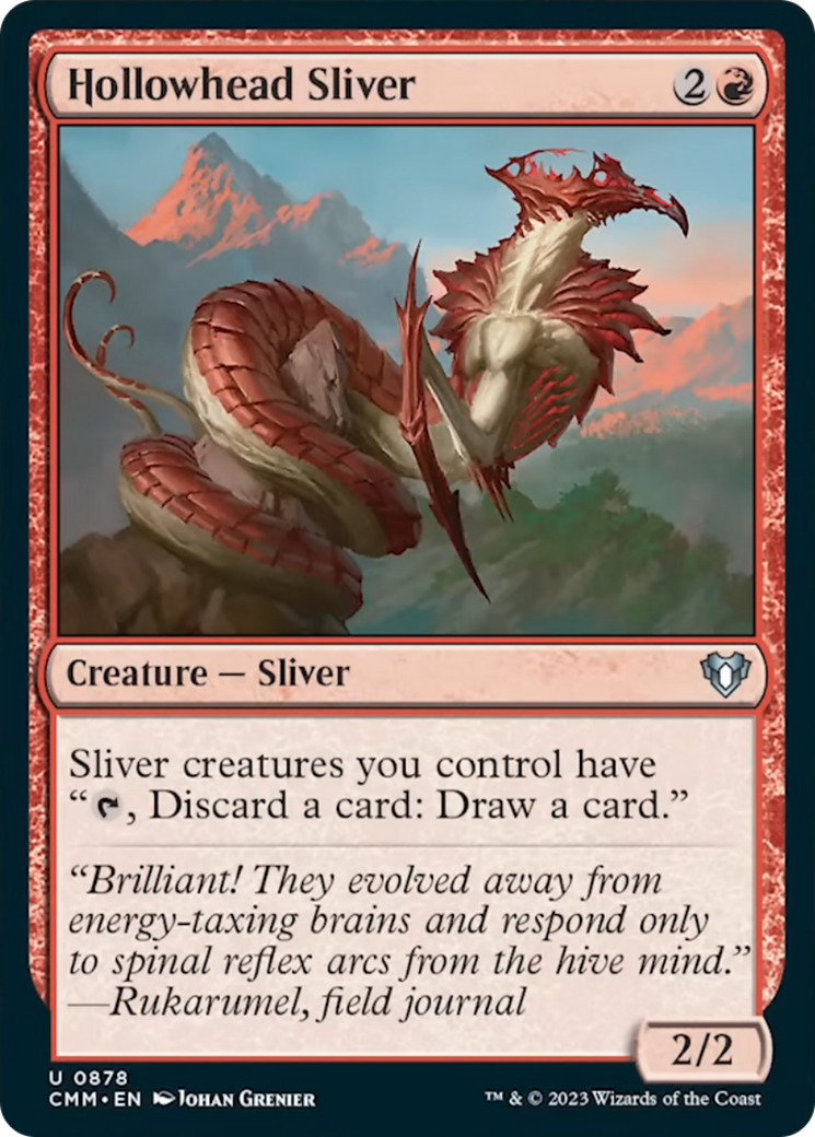 Hollowhead Sliver [Commander Masters] | Gam3 Escape