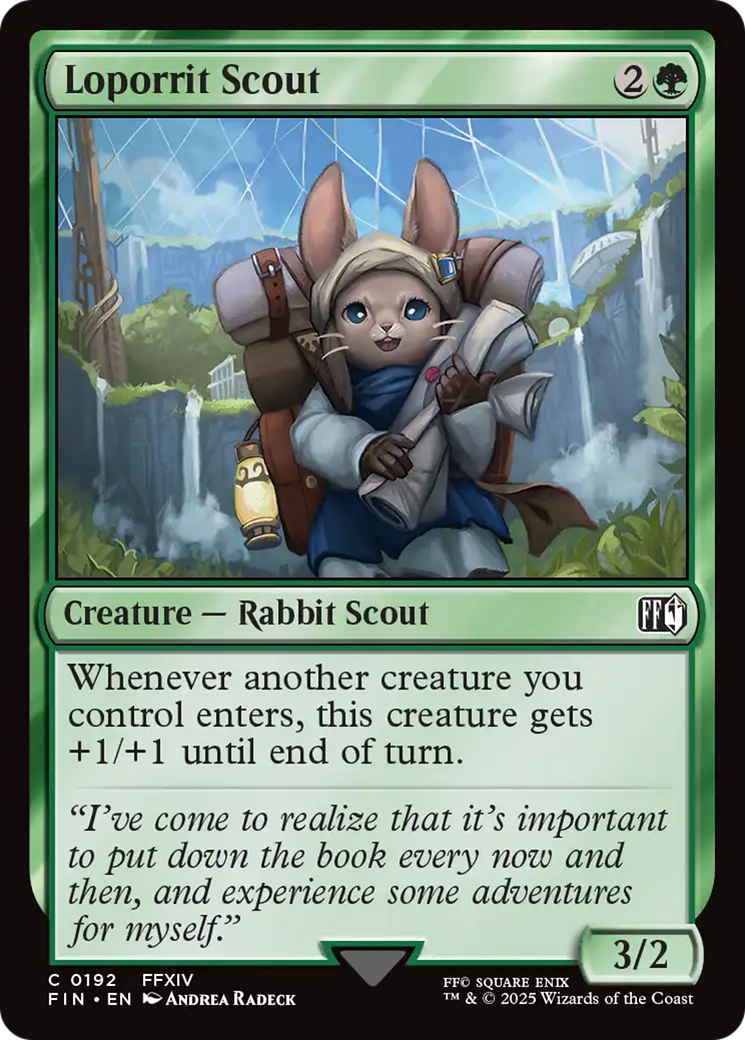 Loporrit Scout [FINAL FANTASY] | Gam3 Escape