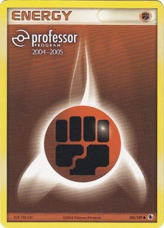 Fighting Energy (105/109) (2004 2005) [Professor Program Promos] | Gam3 Escape