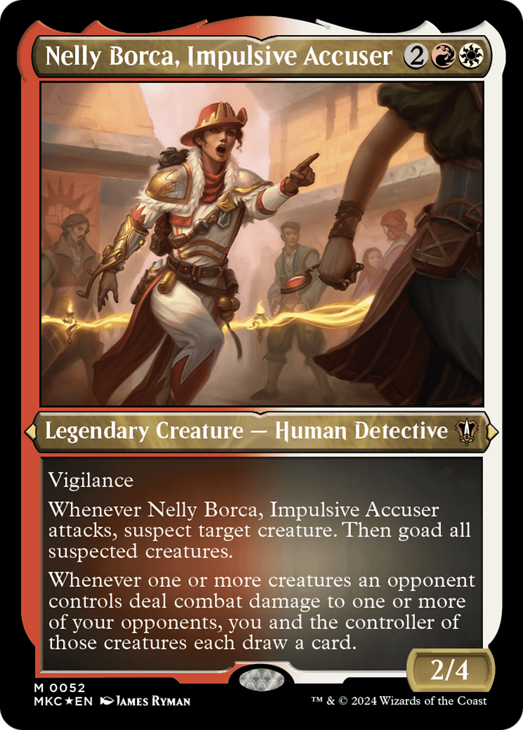 Nelly Borca, Impulsive Accuser (Display Commander) [Murders at Karlov Manor Commander] | Gam3 Escape