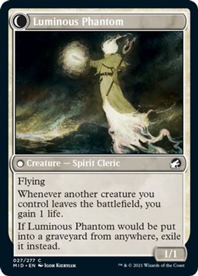 Lunarch Veteran // Luminous Phantom [Innistrad: Midnight Hunt] | Gam3 Escape