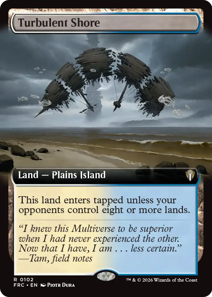 Turbulent Shore (Extended Art) [Reality Fracture Commander] | Gam3 Escape
