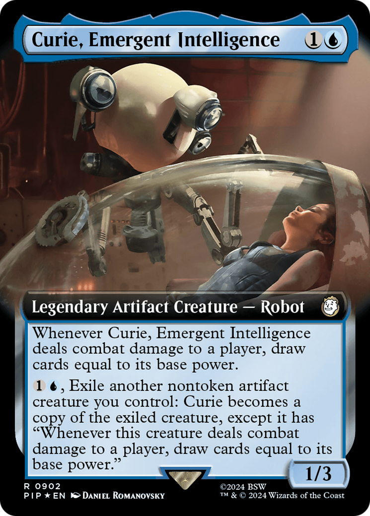 Curie, Emergent Intelligence (Extended Art) (Surge Foil) [Fallout] | Gam3 Escape