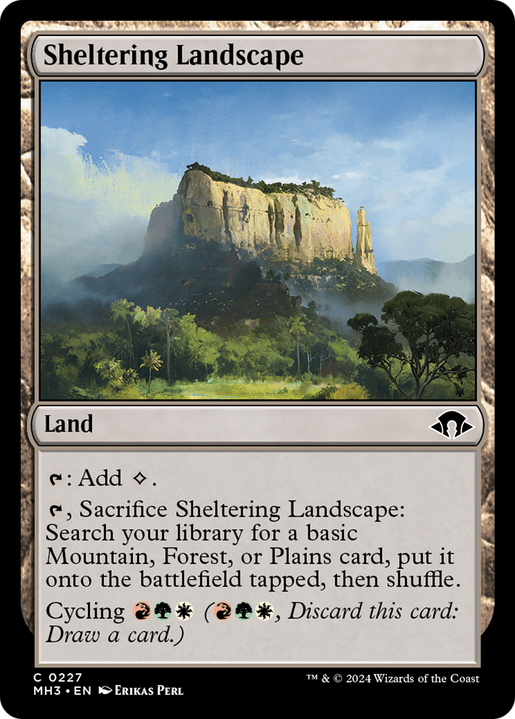 Sheltering Landscape [Modern Horizons 3] | Gam3 Escape