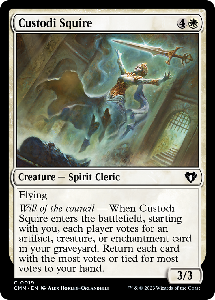 Custodi Squire [Commander Masters] | Gam3 Escape