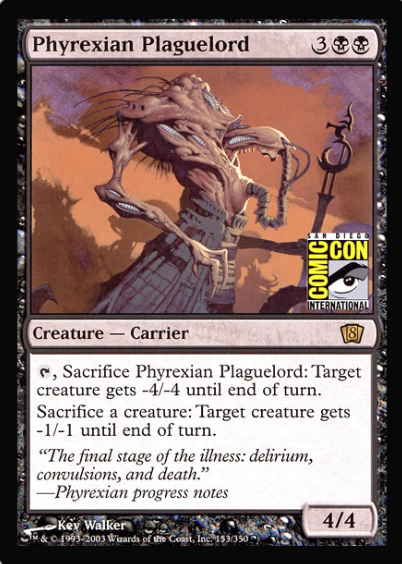 Phyrexian Plaguelord (San Diego Comic Con Oversized) [Oversize Cards] | Gam3 Escape