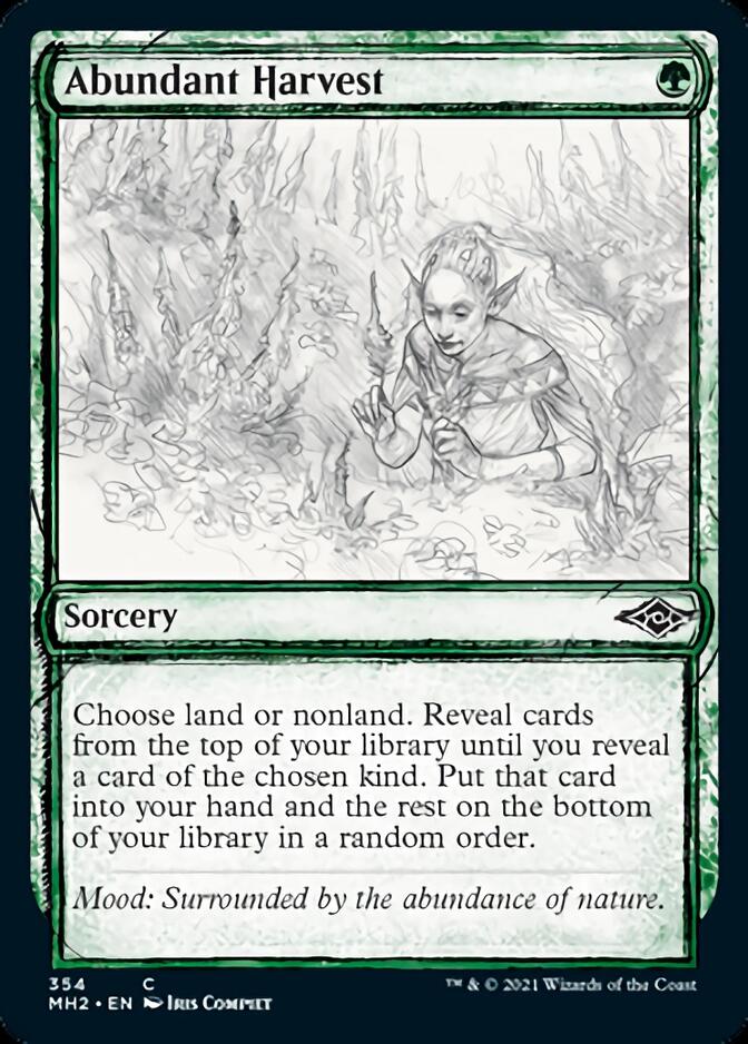 Abundant Harvest (Sketch) [Modern Horizons 2] | Gam3 Escape