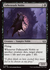 Falkenrath Noble [Duskmourn: House of Horror Commander] | Gam3 Escape