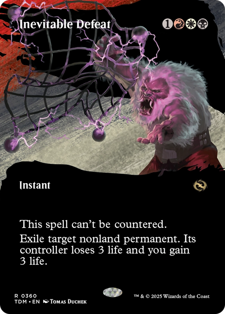 Inevitable Defeat (Borderless) [Tarkir: Dragonstorm] | Gam3 Escape