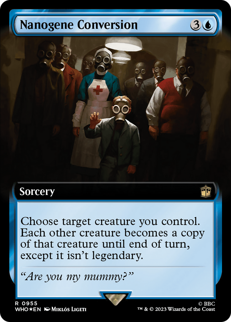 Nanogene Conversion (Extended Art) (Surge Foil) [Doctor Who] | Gam3 Escape