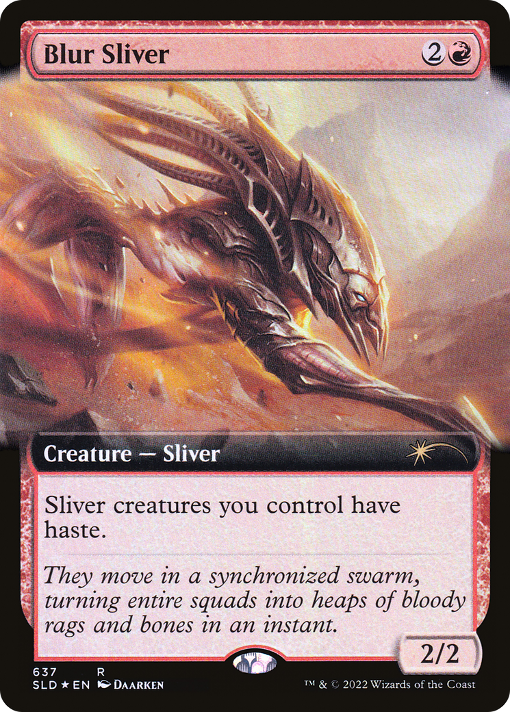 Blur Sliver (Extended Art) [Secret Lair Drop Promos] | Gam3 Escape