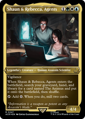 Shaun & Rebecca, Agents (Foil Etched) [Assassin's Creed] | Gam3 Escape