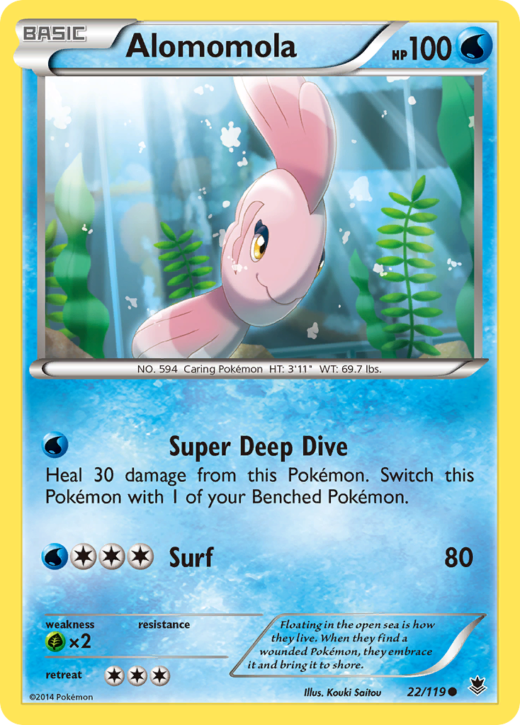 Alomomola (22/119) [XY: Phantom Forces] | Gam3 Escape