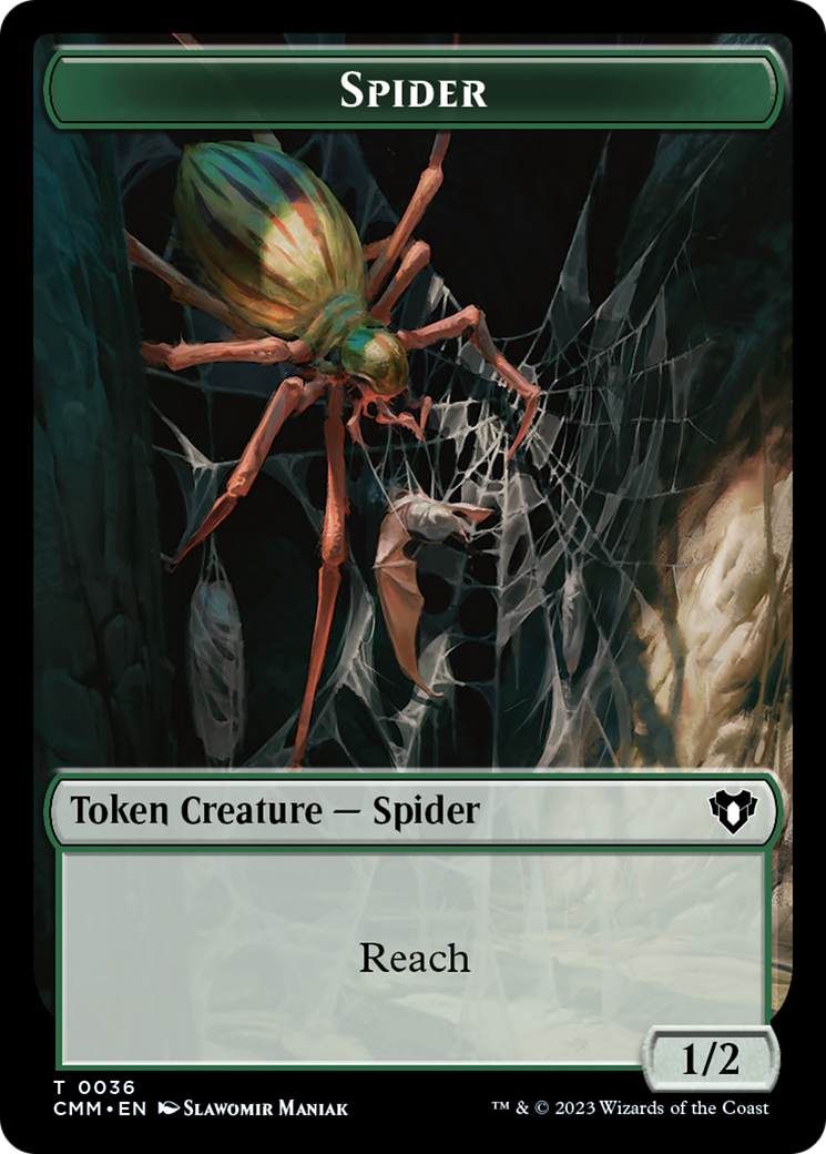 Spider Token [Commander Masters Tokens] | Gam3 Escape