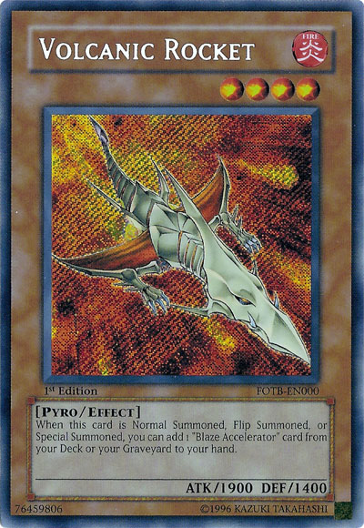 Volcanic Rocket [FOTB-EN000] Secret Rare | Gam3 Escape
