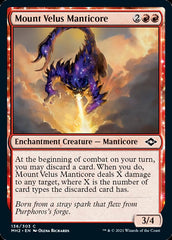 Mount Velus Manticore [Modern Horizons 2] | Gam3 Escape