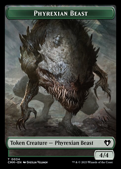 Eldrazi Scion // Phyrexian Beast Double-Sided Token [Commander Masters Tokens] | Gam3 Escape