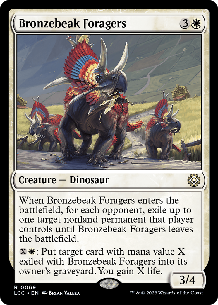 Bronzebeak Foragers [The Lost Caverns of Ixalan Commander] | Gam3 Escape