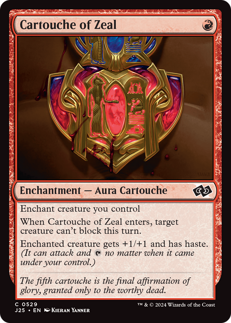 Cartouche of Zeal [Foundations Jumpstart] | Gam3 Escape