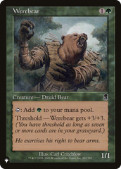 Werebear [The List Reprints] | Gam3 Escape