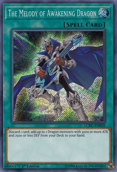 The Melody of Awakening Dragon [LCKC-EN028] Secret Rare | Gam3 Escape