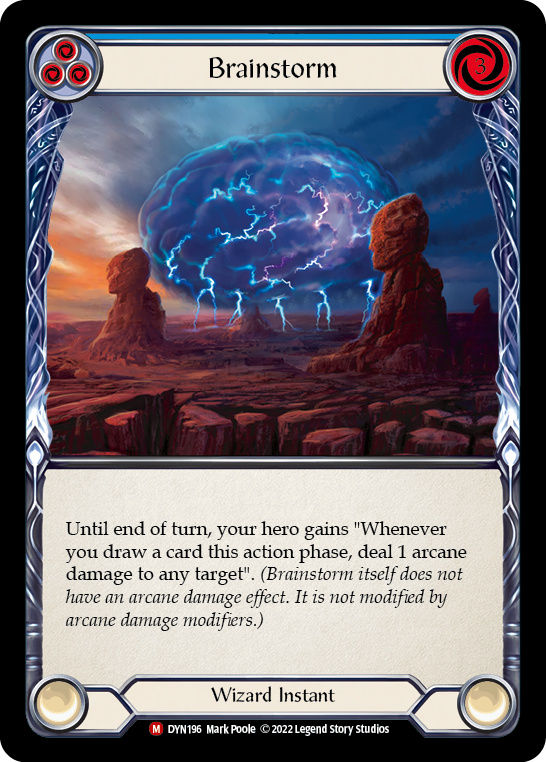 Brainstorm [DYN196] (Dynasty)  Rainbow Foil | Gam3 Escape