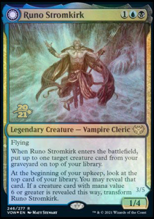 Runo Stromkirk // Krothuss, Lord of the Deep [Innistrad: Crimson Vow Prerelease Promos] | Gam3 Escape