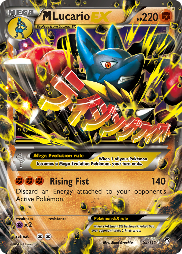 M Lucario EX (55/111) [XY: Furious Fists] | Gam3 Escape