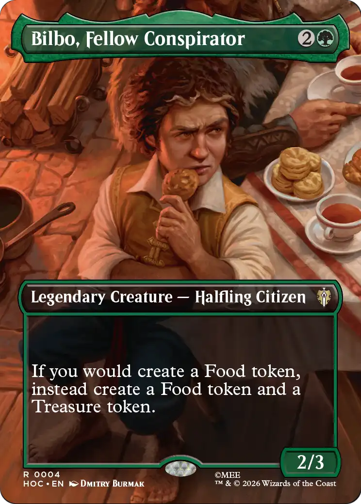 Bilbo, Fellow Conspirator (Borderless) [The Hobbit: Eternal-Legal] | Gam3 Escape