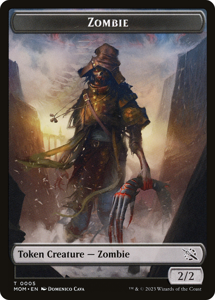 Treasure (21) // Zombie Double-Sided Token [March of the Machine Tokens] | Gam3 Escape