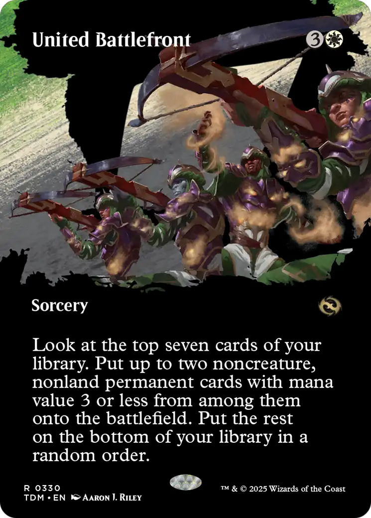 United Battlefront (Borderless) [Tarkir: Dragonstorm] | Gam3 Escape