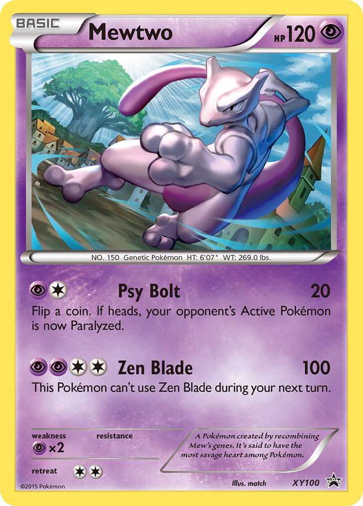 Mewtwo (XY100) [XY: Black Star Promos] | Gam3 Escape