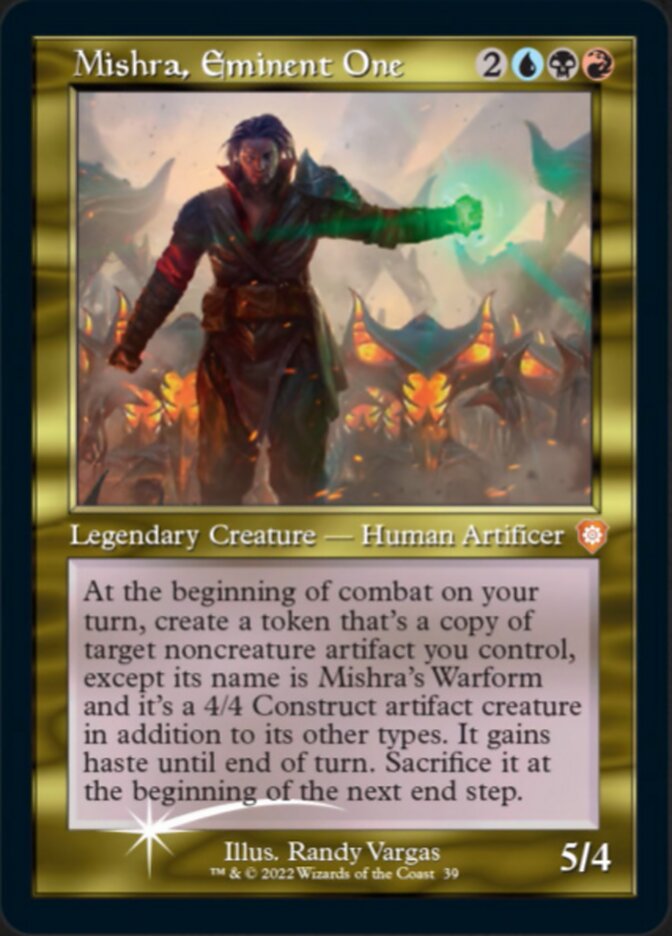 Mishra, Eminent One (039) (Retro) (Display Commander) [The Brothers' War Commander] | Gam3 Escape