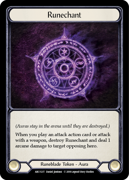 Runechant // Death Dealer [ARC112-T // ARC040-T] (Arcane Rising)  1st Edition Normal | Gam3 Escape