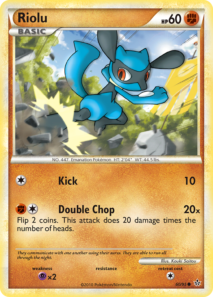 Riolu (60/95) [HeartGold & SoulSilver: Unleashed] | Gam3 Escape