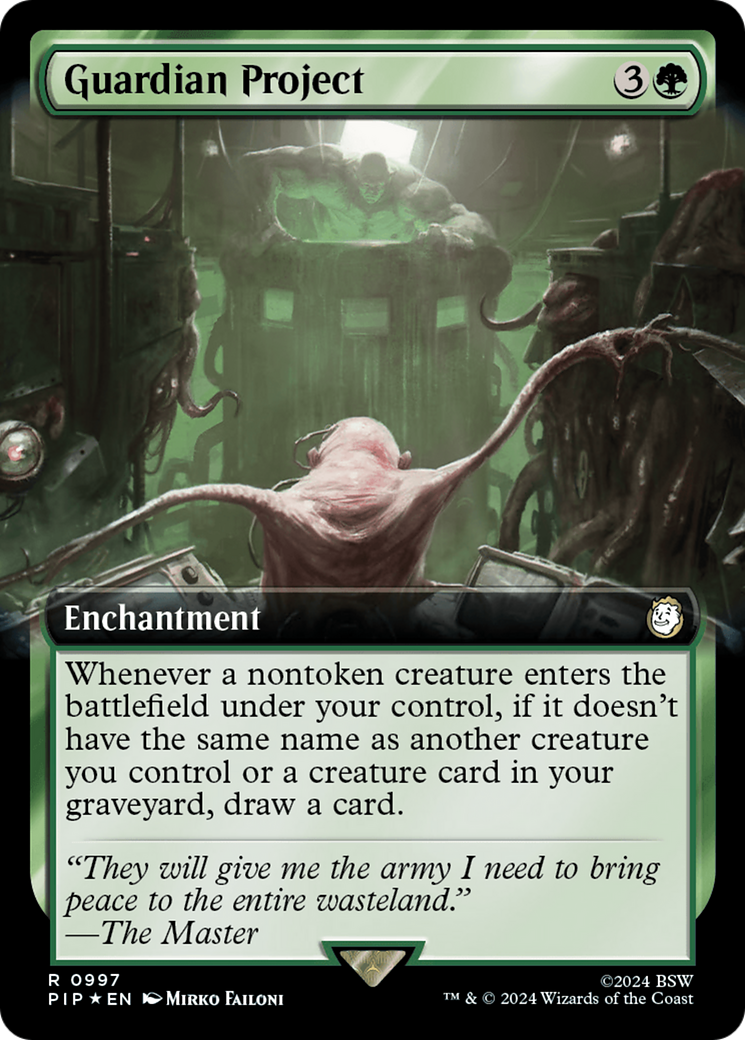 Guardian Project (Extended Art) (Surge Foil) [Fallout] | Gam3 Escape