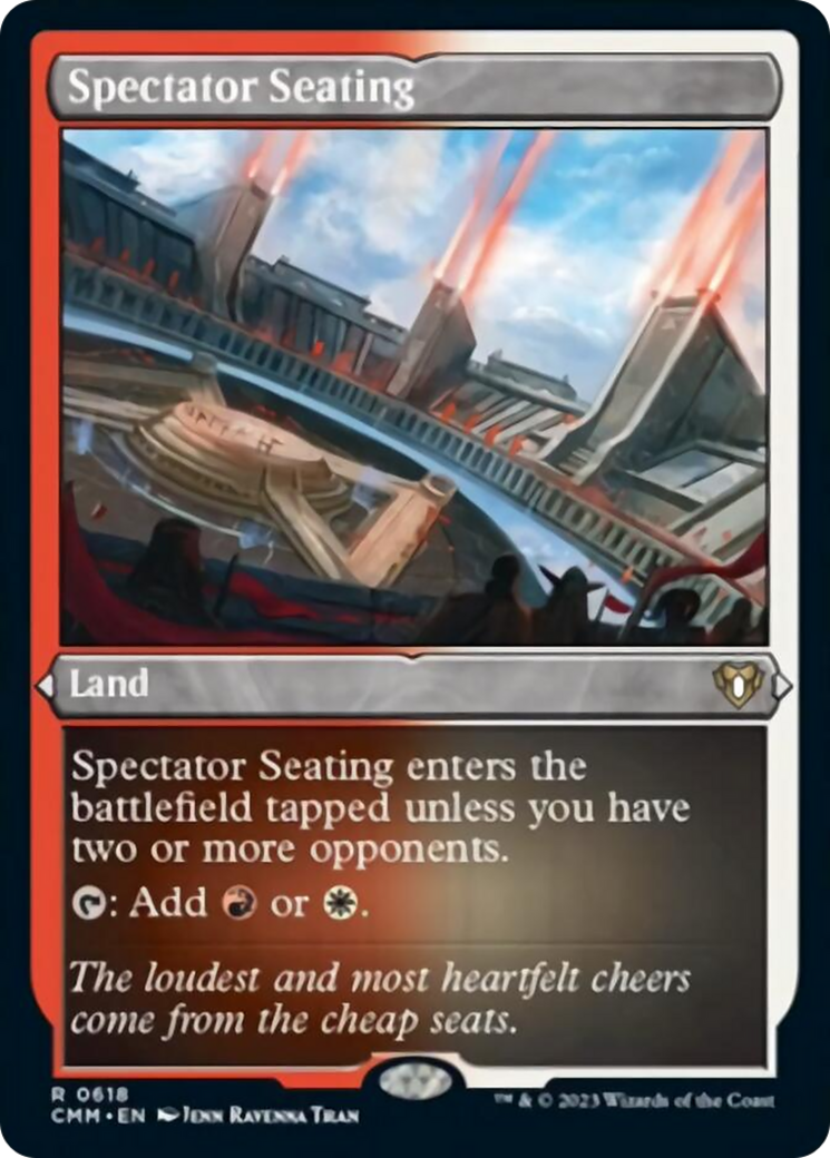 Spectator Seating (Foil Etched) [Commander Masters] | Gam3 Escape