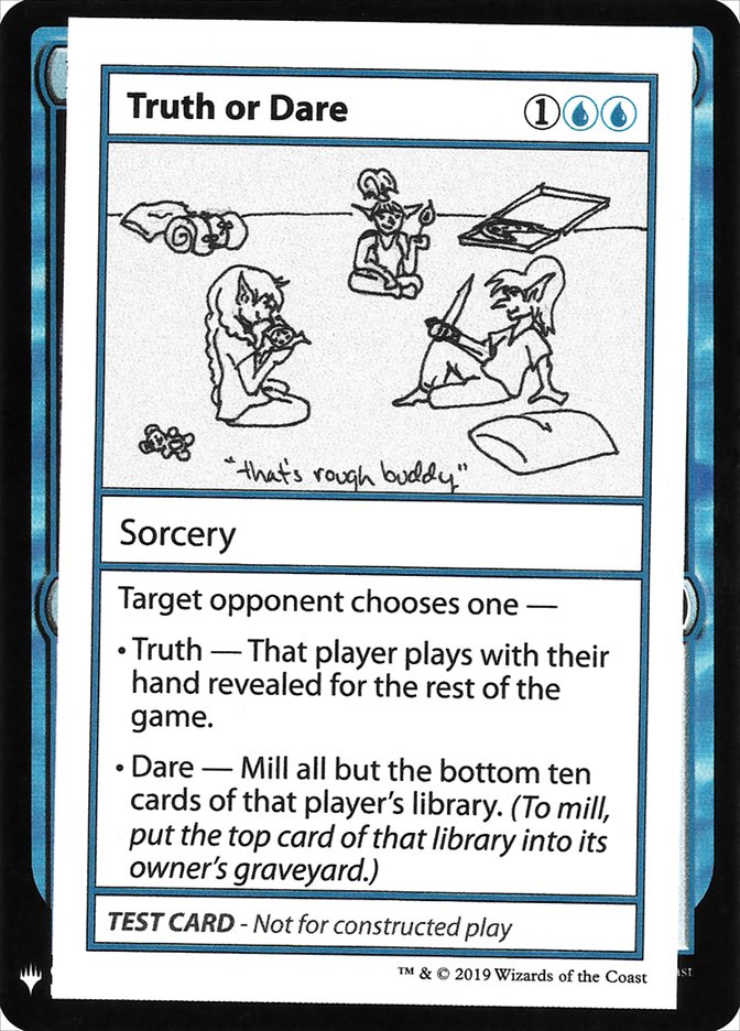 Truth or Dare [Mystery Booster Playtest Cards] | Gam3 Escape